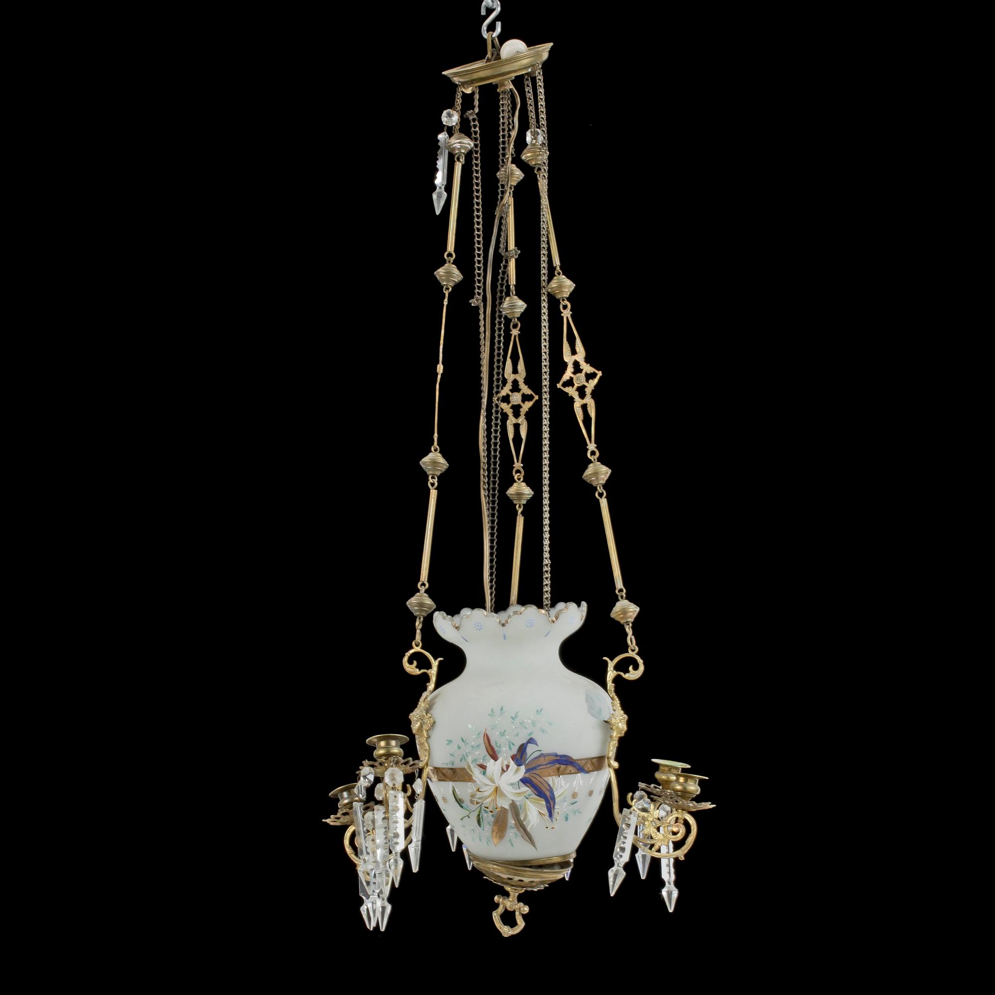 TAKAMPEL, flussglas, oscariansk, 1800-talets andra hälft.