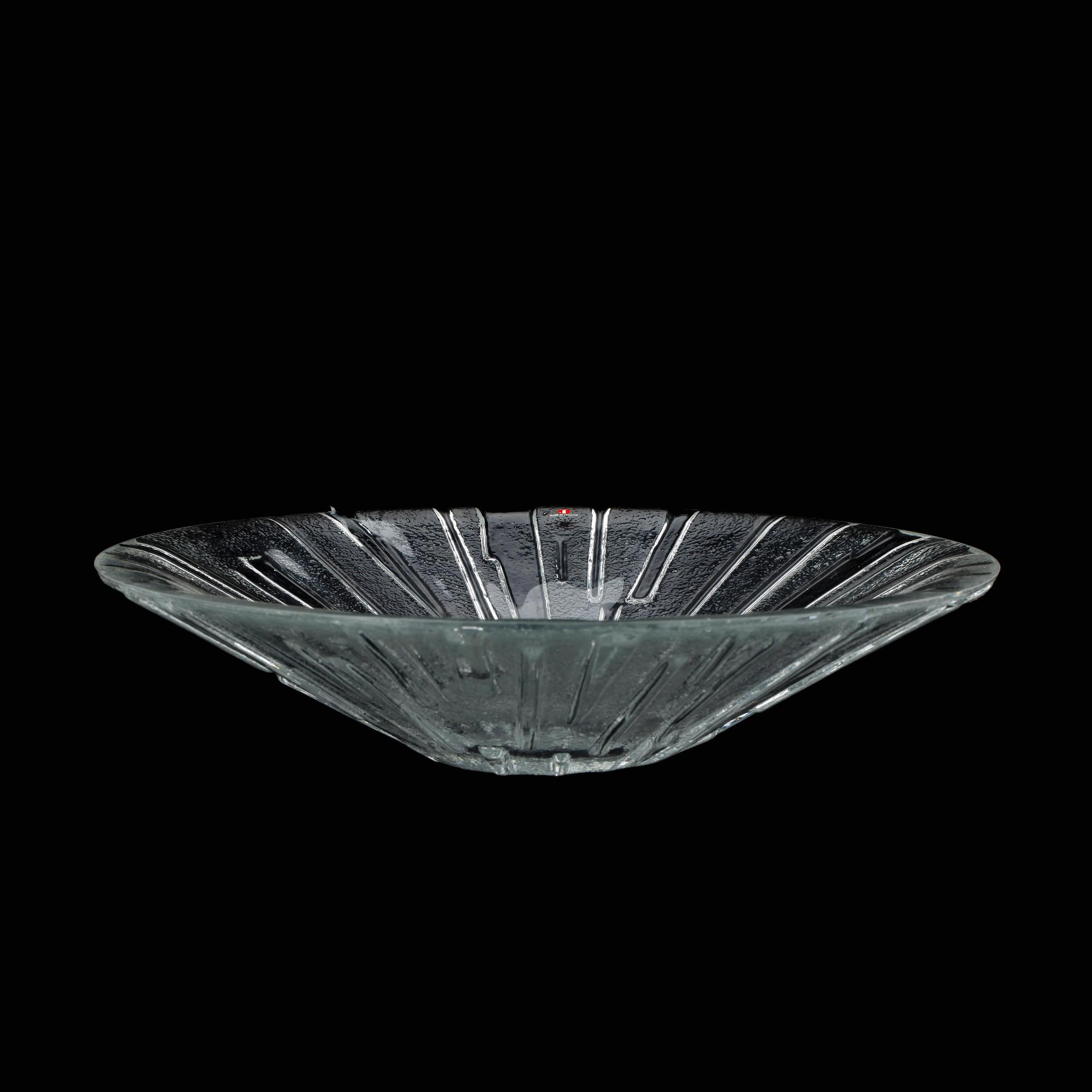 SKÅLFAT, glas, Tapio Wirkkala, signerad och numrerad 3573.