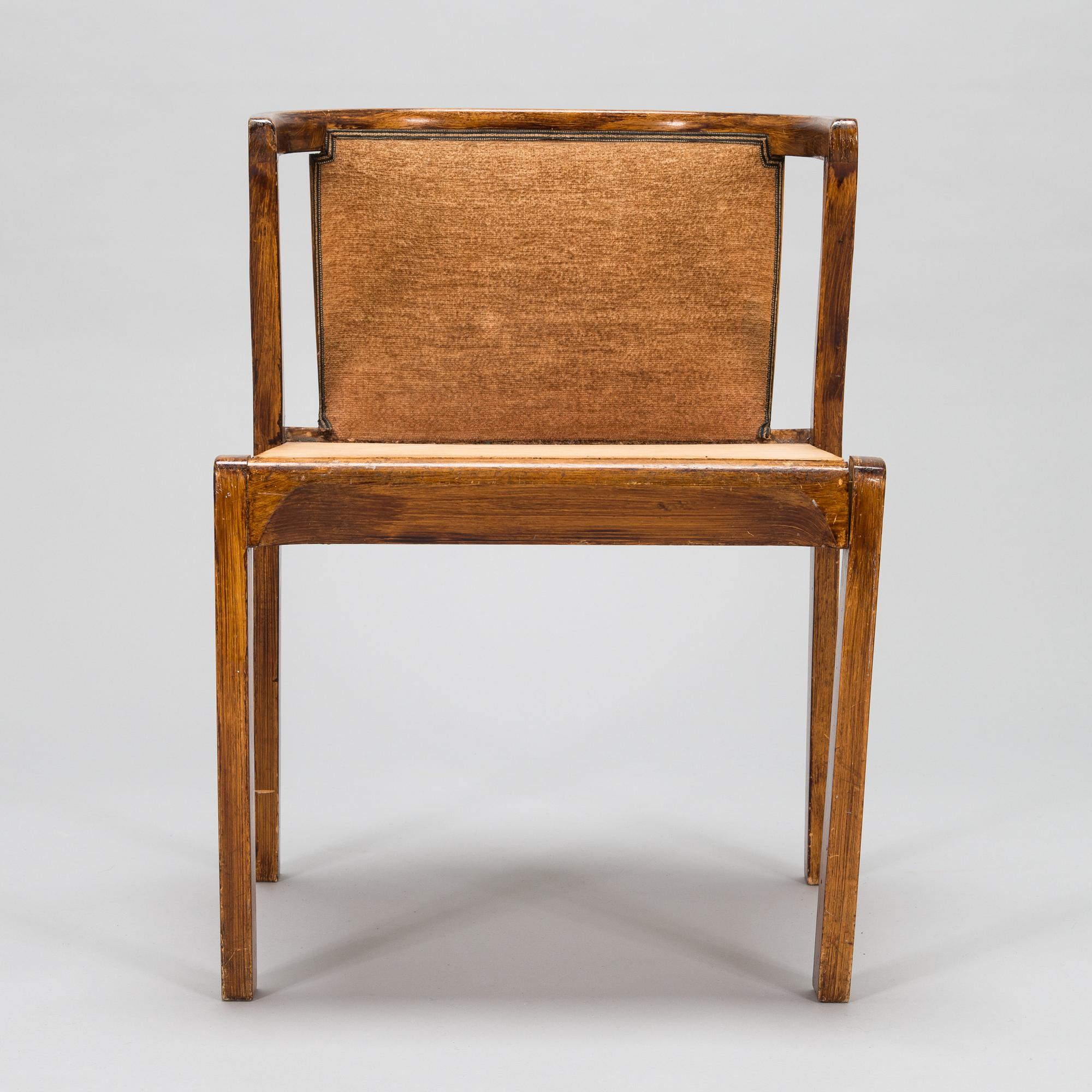 Alvar Aalto, karmstol, modell 2 för O.Y. Huonekalu- ja Rakennustyötehdas A.B. 1900-talets mitt.