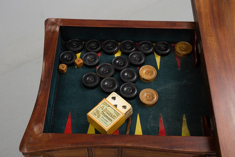 SPELBORD, nyrokoko, 1800-talets slut.