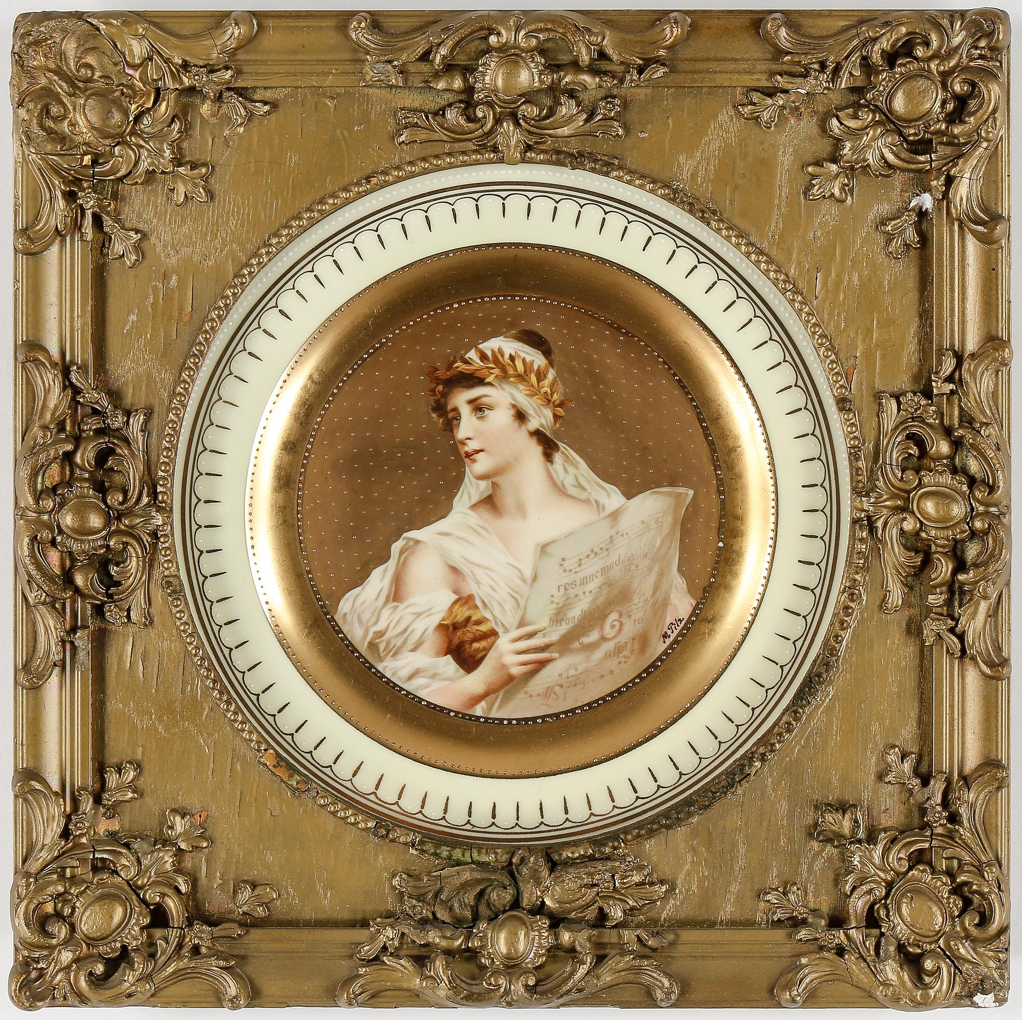 TALLRIKAR, 6 stycken, sannolikt Tyskland/Österrike, 1800-talets sista kvartal.