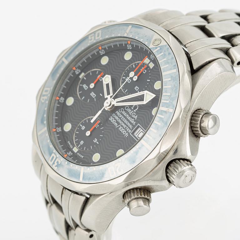 Omega, Seamaster Professional, chronograph, wristwatch, 41.5 mm.