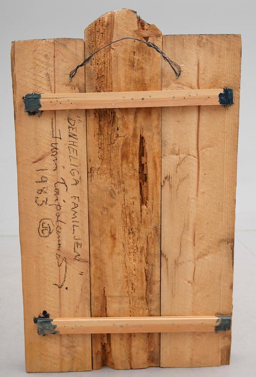 JUSSI TAIPALEENMÄKI, olja på trä, monogramsignerad.