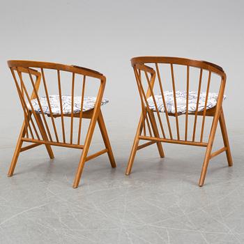 Bengt Ruda, a pair of "Sierra" armchairs, IKEA, Sweden, 1950/1960s.