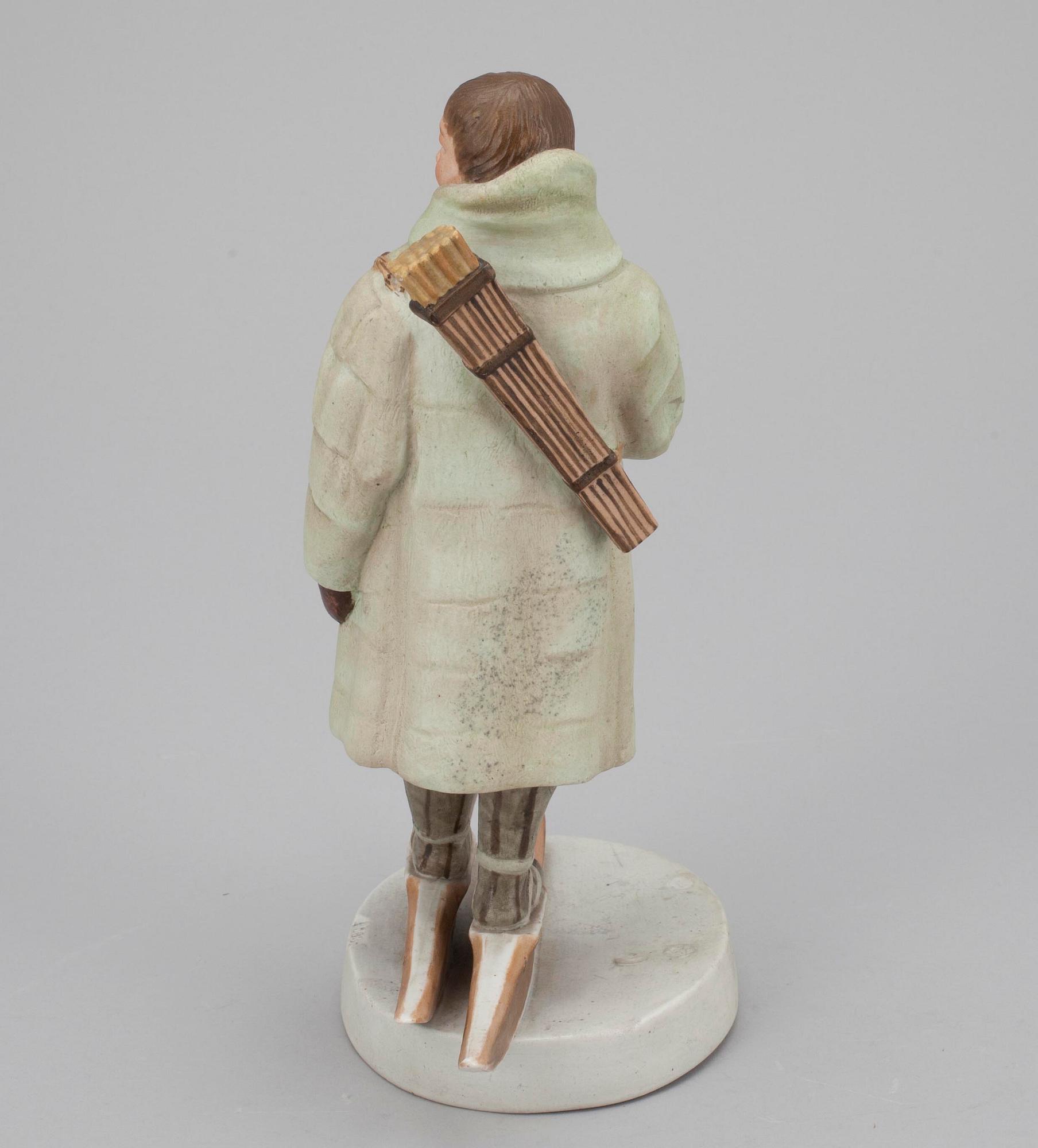 FIGURIN,  biskvi, Gardner, Dimitrovskij Porslinsfabrik, гарднер дмитровский фарфоровый завод, Ryssland 1920-30-tal.