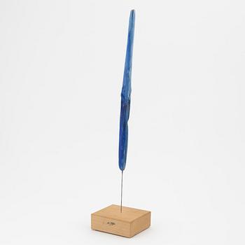 Madeleine Pyk, a painted wooden sculpture, signed.
