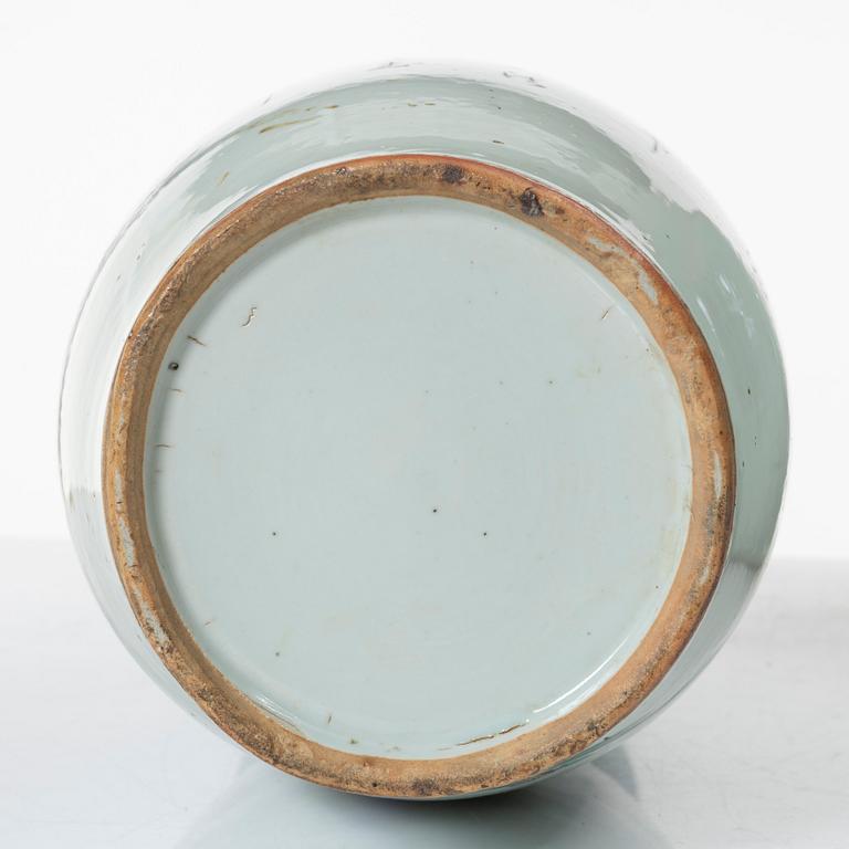 Two porcelain floor vases, China, circa 1900.