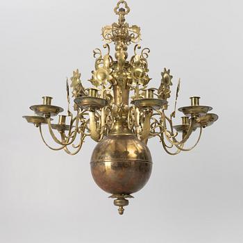 Chandelier, Baroque style, early 20th century.