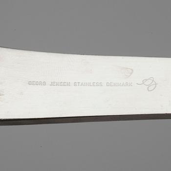 BESTICKUPPSÄTTNING, 61 delar, rostfritt stål "AJ-bestick" Arne Jacobsen för Georg Jensen, Danmark.