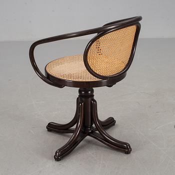 SKRIVBORDSSTOL, Thonet, 1900-talets andra hälft, etikettmärkt.