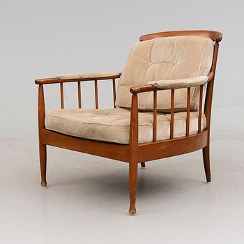 FÅTÖLJ, "Skrindan", Kerstin Hörlin-Holmqvist, OPE, 1900-talets andra hälft.