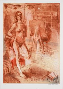 Mario Massanyi · MARIO MASSANYI, färglitografi, signerad, numrerad 48/175.