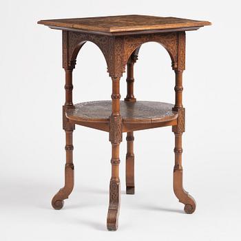 Table, probably Norway, Old Norse style, late 19th century.