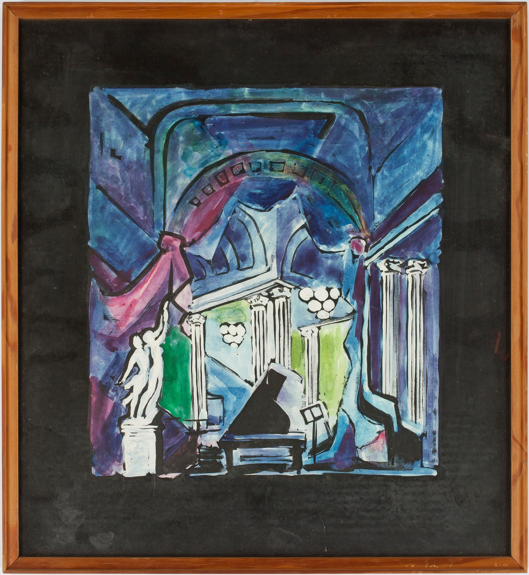 BIRGER BIRGER-ERICSON, blandteknik.  Signerad.