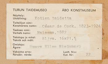 César de Cock, By på landsbygden.