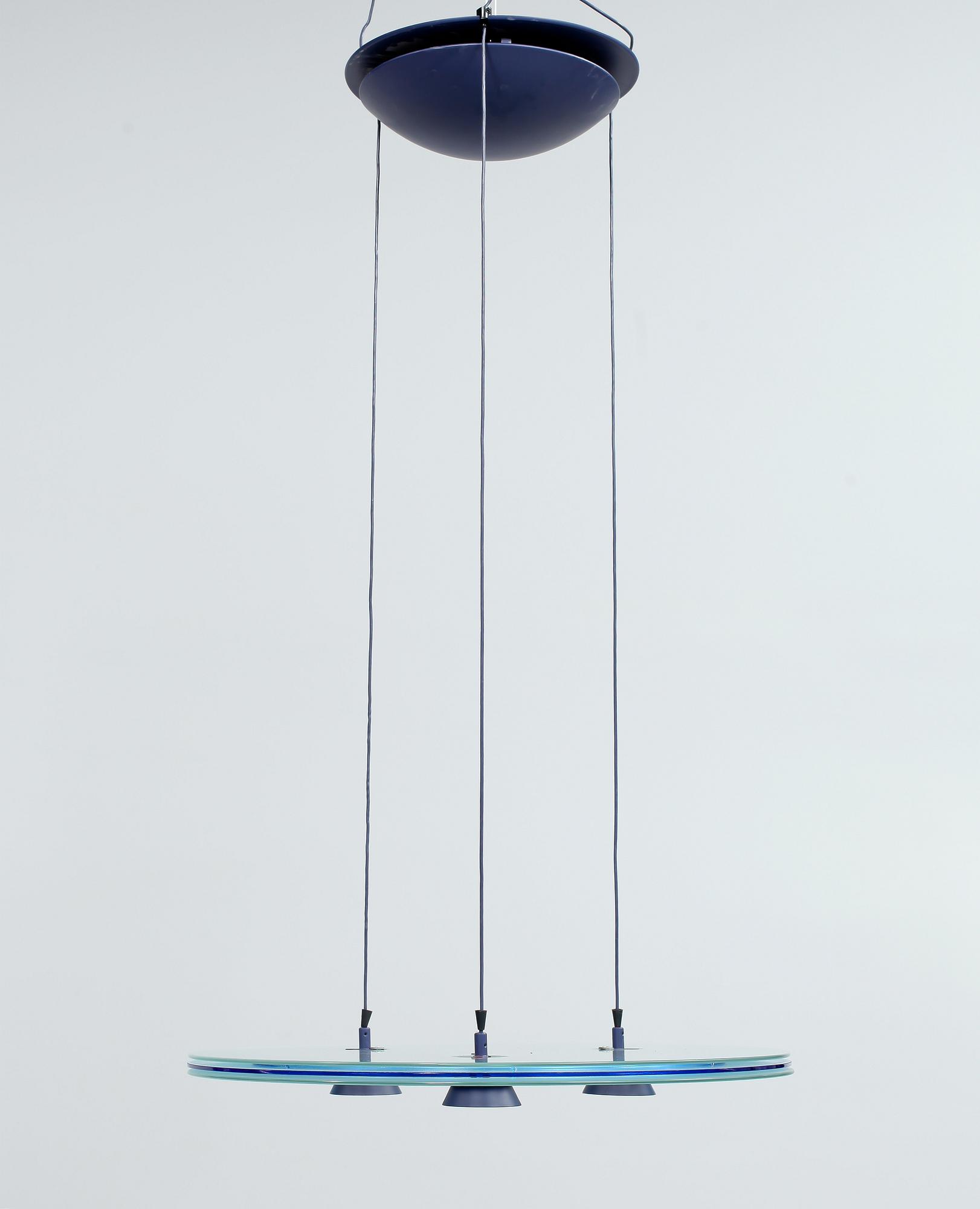 TAKLAMPA, "Aurora", Perry King & Santiago Miranda för Arteluce, formgiven 1982. Höjd ca 106 cm.