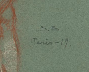 Santeri Salokivi, Studies of  Women Nudes, 5 pcs.