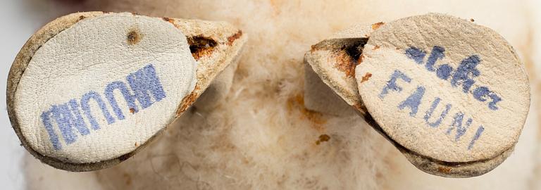 MUMINFIGURER, 5 stycken, Atelier Fauni, Finland, 1950/60-tal.