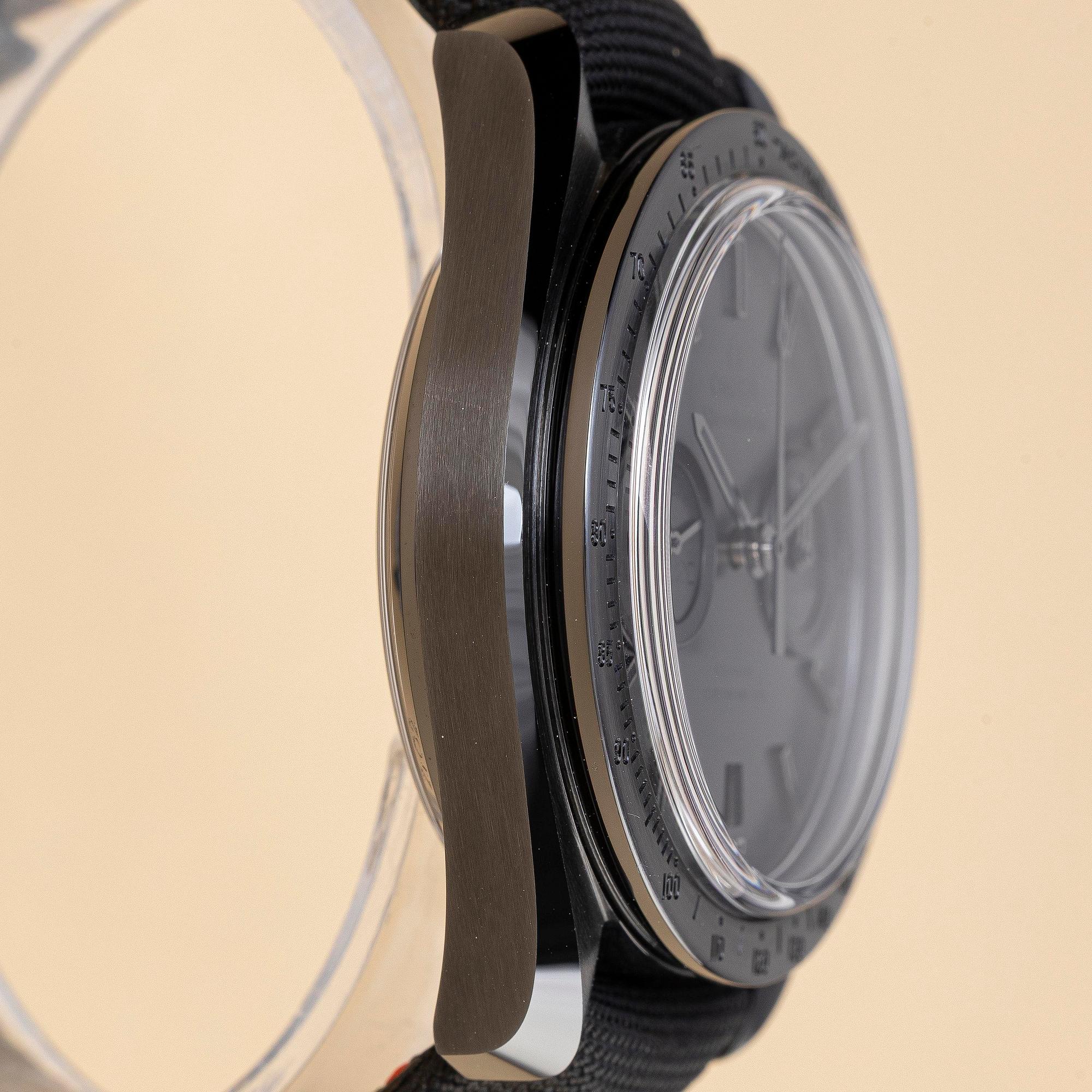 Omega, Speedmaster, Dark Side of the Moon, "Black Black", ca 2021.