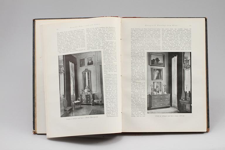 BOKVERK, 9 volymer, "Svenska Hem i Ord och Bilder", 1910/1920-tal.