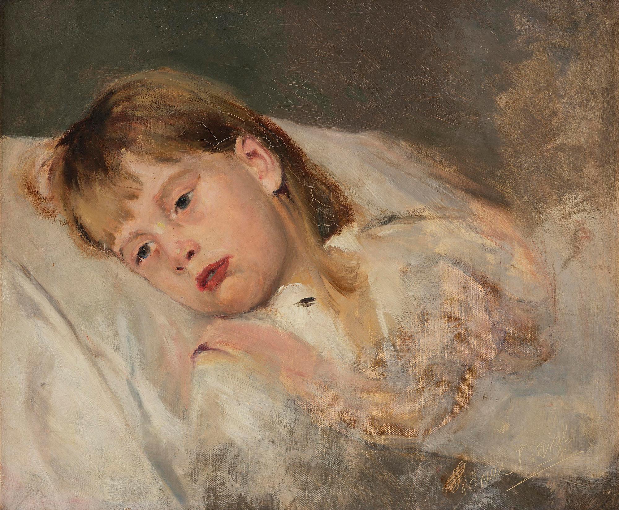 Lillie Bergh, The Girl in the Bed.