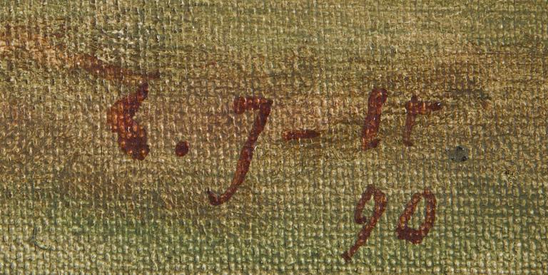 Eero Järnefelt, Gårdstunet.