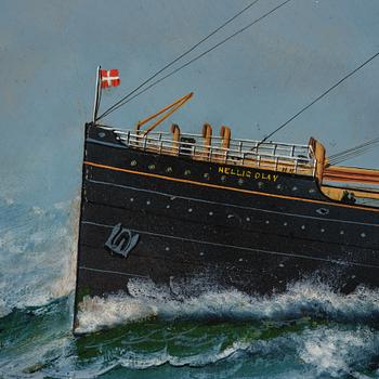 Antonio Jacobsen, "S/S Hellig Olav" DFDs.