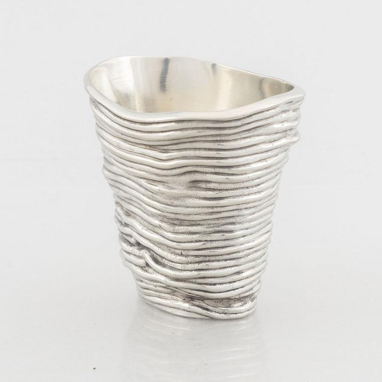 Annika Jarring, a pewter vase, Firma Svenskt Tenn, 2005.