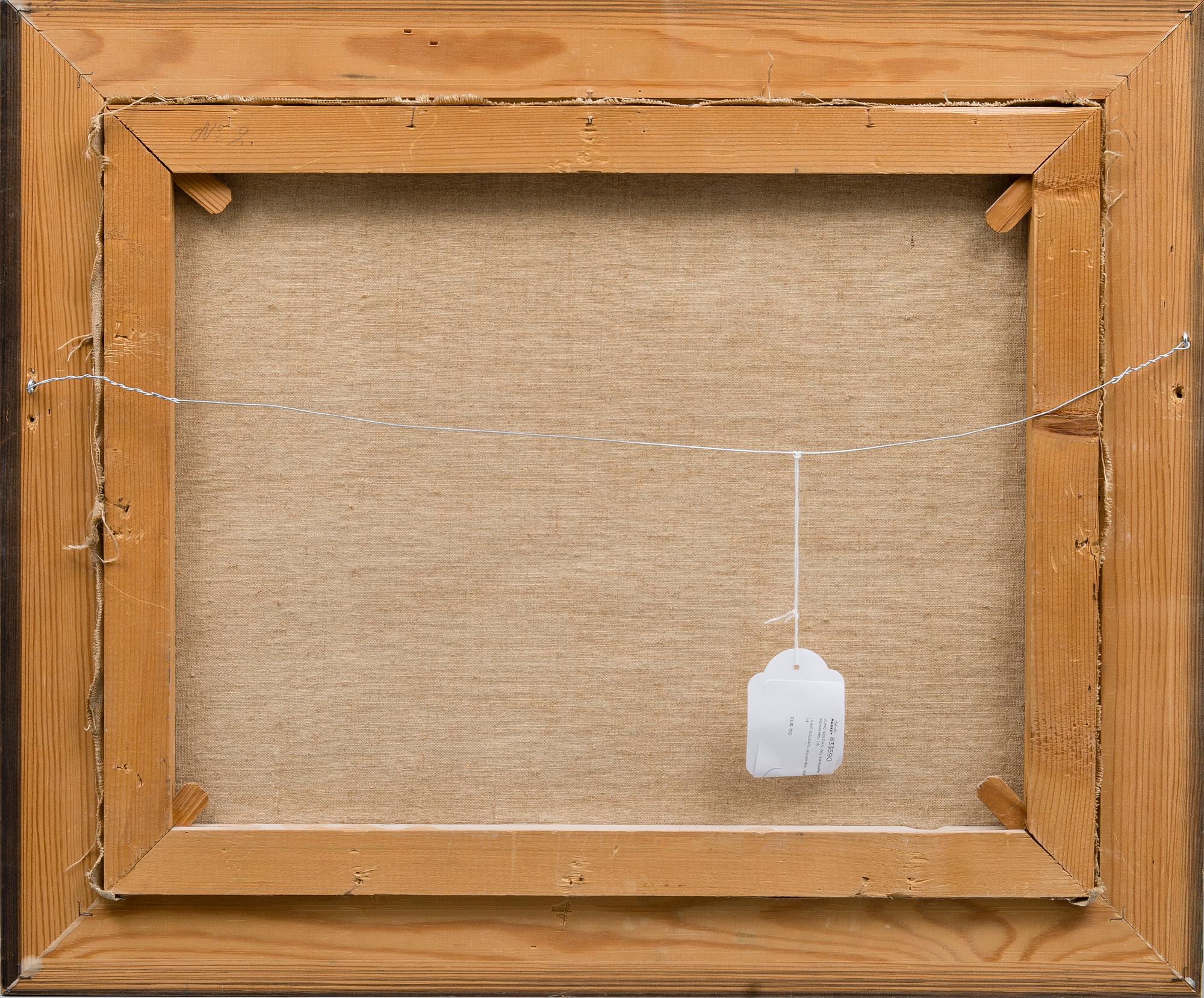 UUNO SOLDAN, öljy kankaalle, signeerattu.