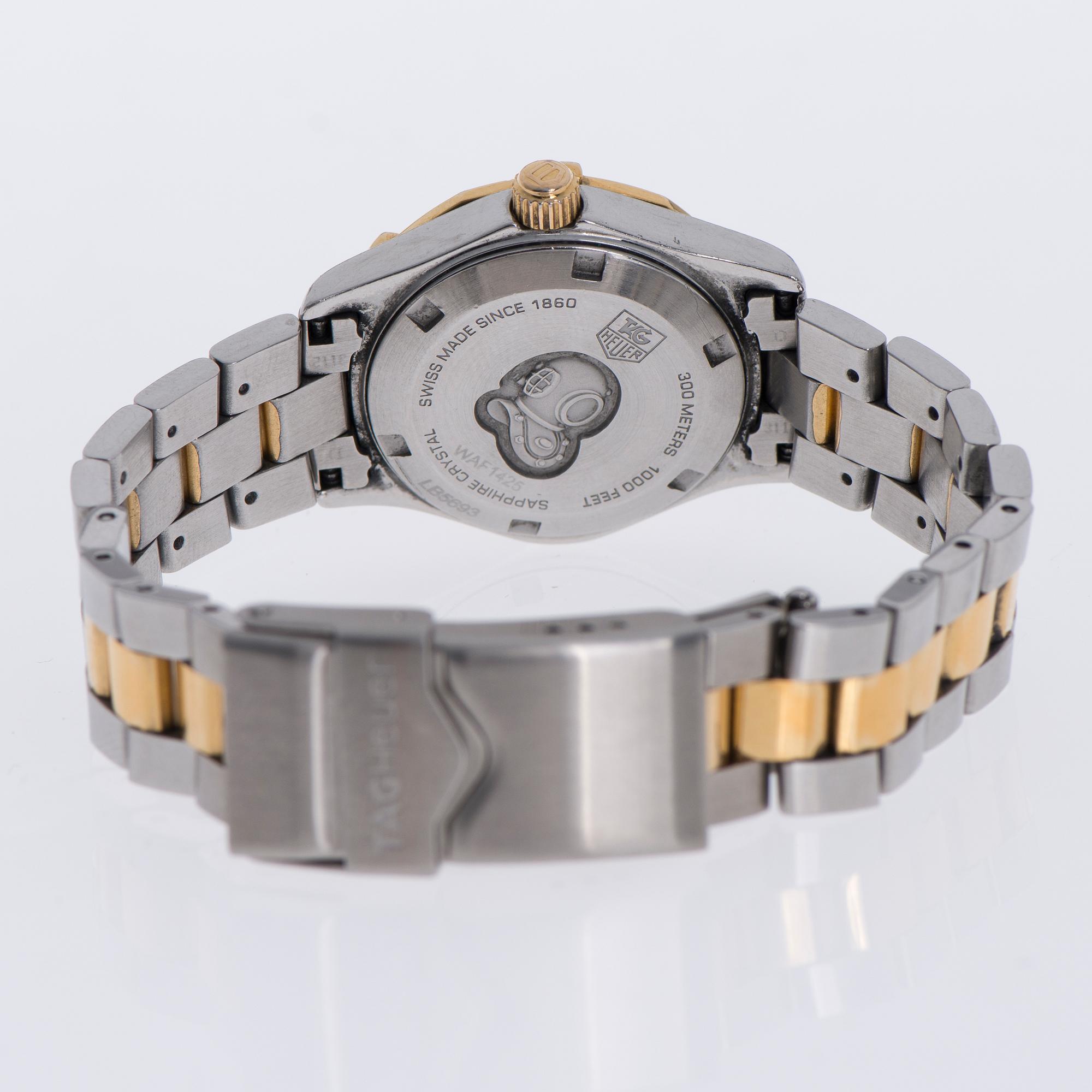 ARMBANDSUR, Tag Heuer Aquaracer 300m, stål/guld. Original box, manual.