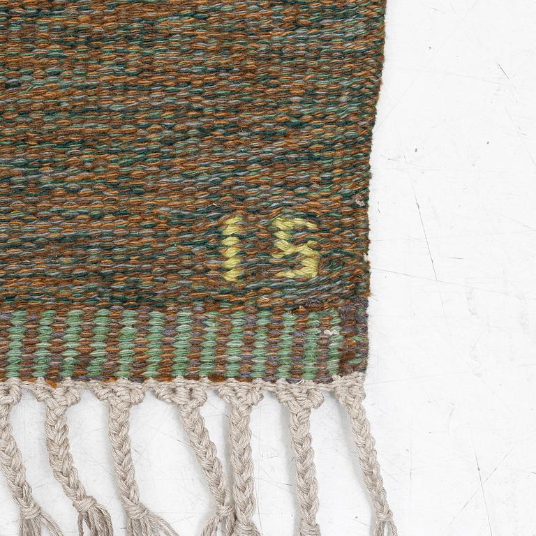 Ingegerd Silow, rug, flat weave, signed IS, approx. 305 x 190 cm.