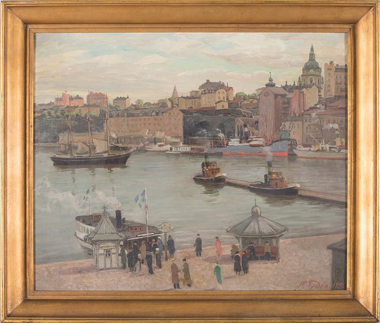 NILS TYDÉN, oil on canvas.