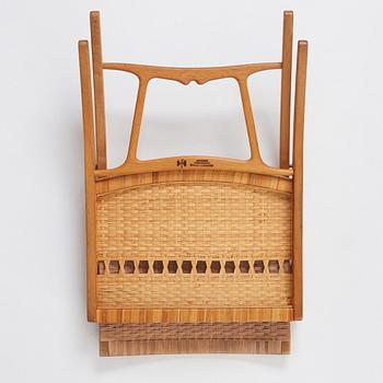 Hans J. Wegner, fåtölj, modell "512", Johannes Hansen, Köpenhamn 1950/60-tal.