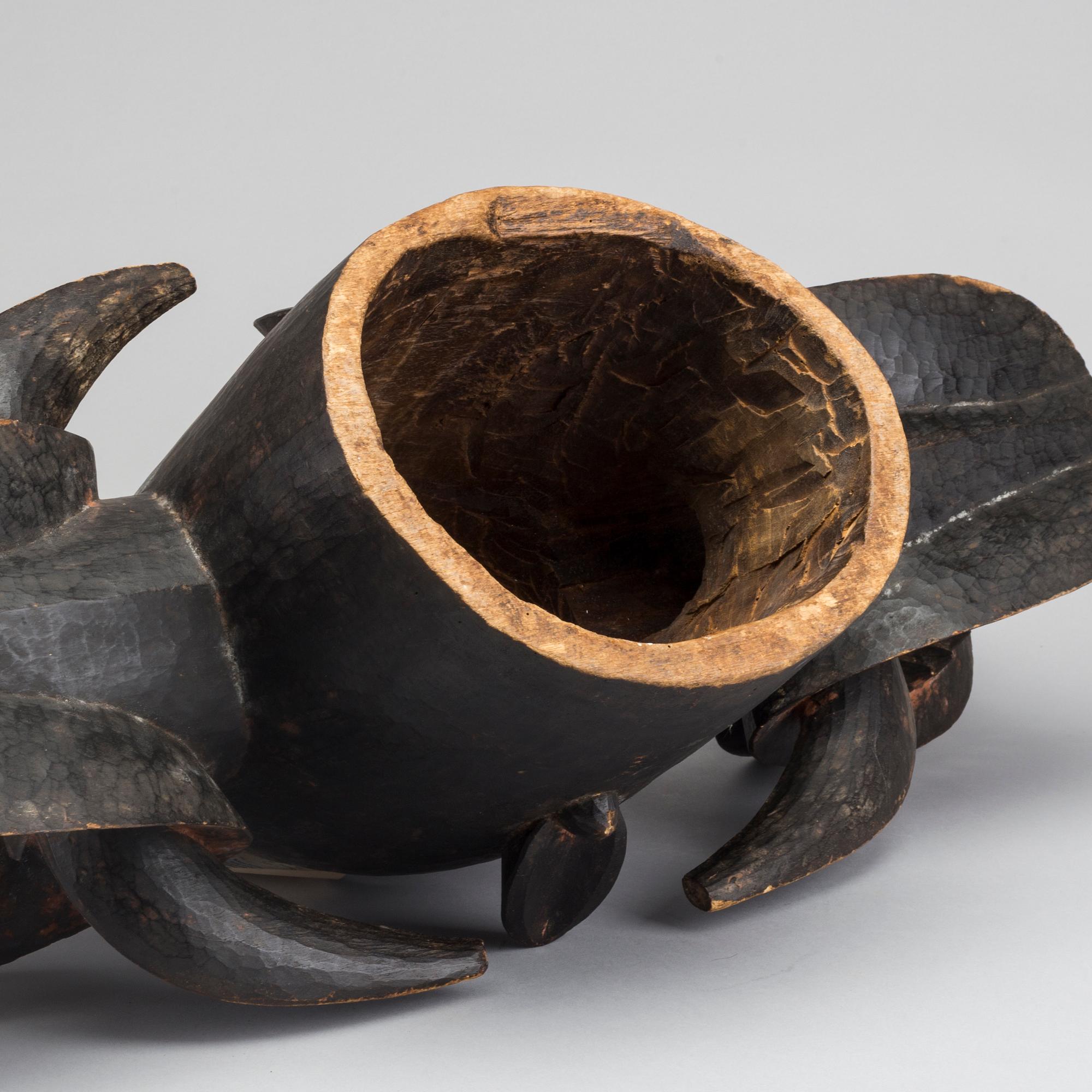 SENUFO, Kponiugo Firespitter double helmet, Ivory Coast.