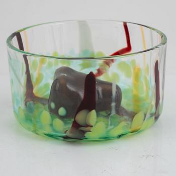 Ernst Billgren, skål, "New Friends Björn", Kosta Boda.