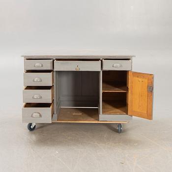 An early 1900s painted writing desk.