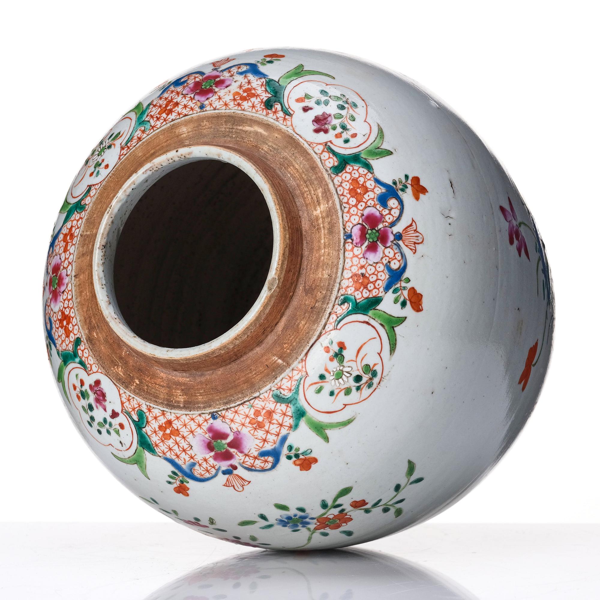 Bojan, porslin. Kina, Qingdynastin, Qianlong (1736-1795).
