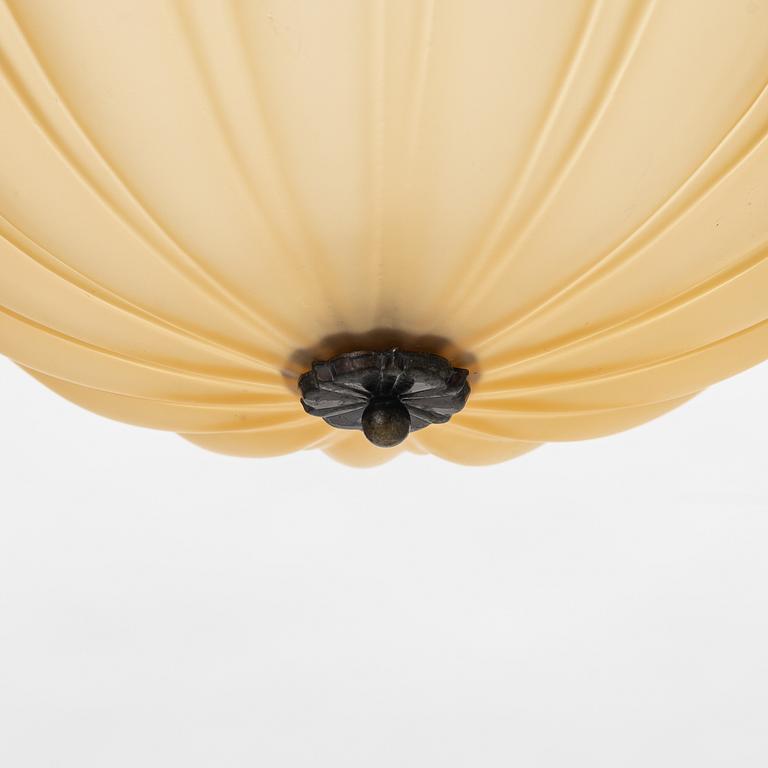 A Swedish Grace ceiling lamp, 1920's.