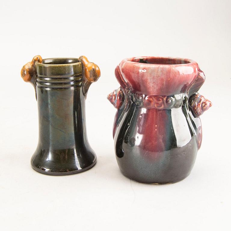 Mikael Anderson & Söner Bornholm, Vases 5 pcs, second half of the 20th century.