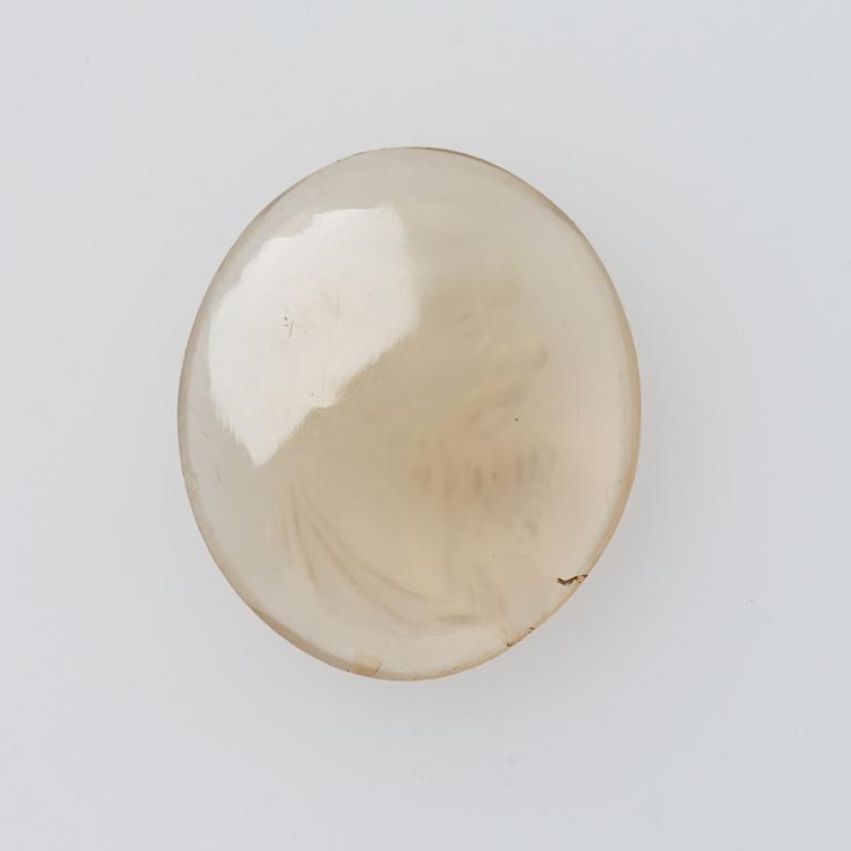 A possibly Hellenistic or later chalcedony intaglio.