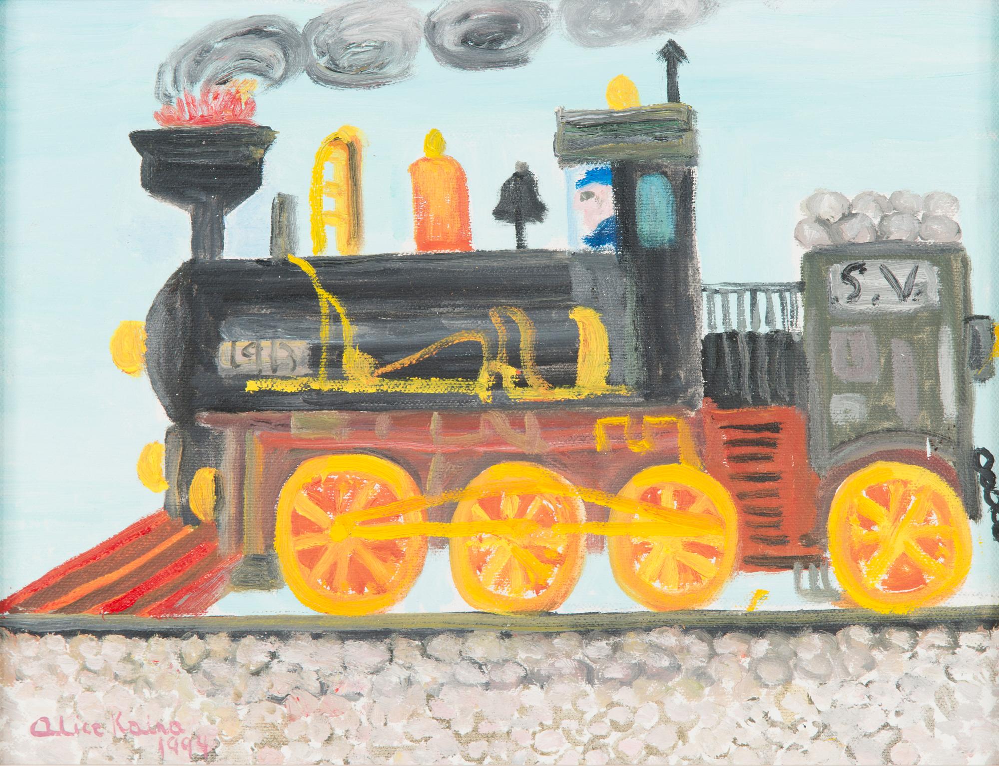 Alice Kaira, olja på duk, signerad och daterad 1994.