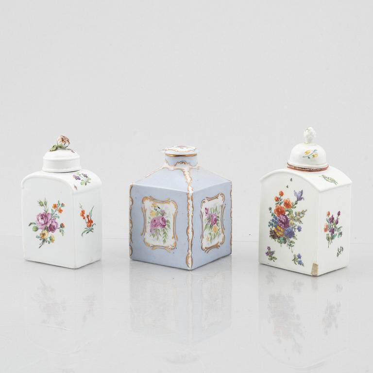 Collection of porcelain, six pieces, Germany, 18th-20th Century.