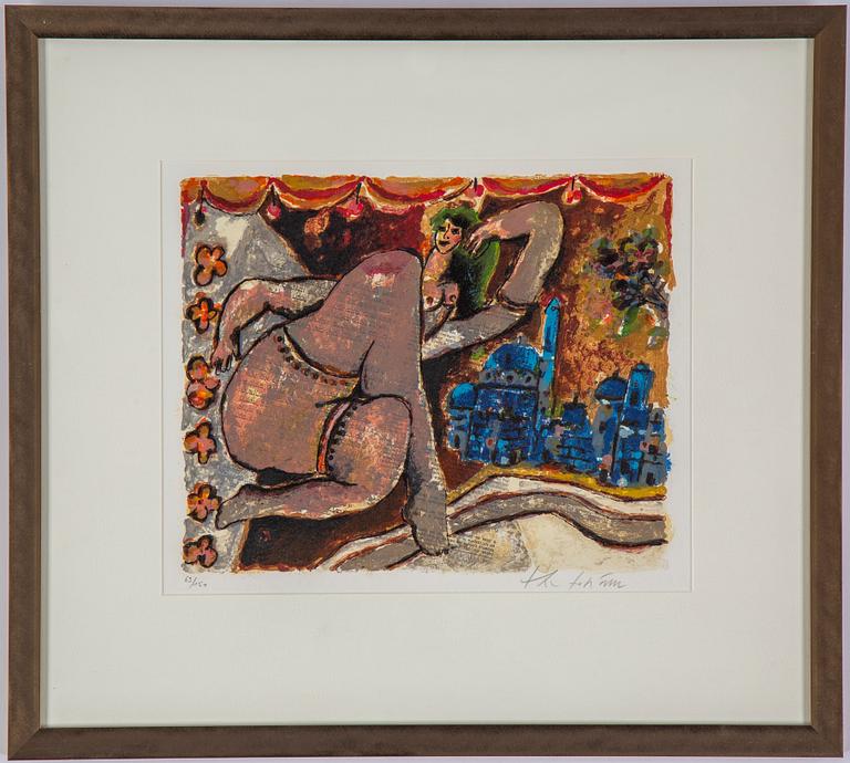 Theo Tobiasse, lithographs in colours, signed 69/150.