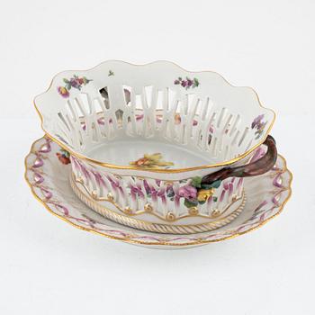 A Royal Copenhagen 'Juliana Marie' chesnut basket, 20th century.