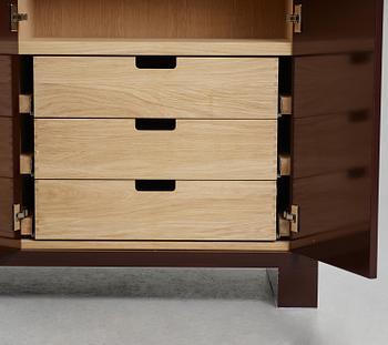 Studio Escapist, a specially commissioned cabinet, executed by Tre Sekel, Tibro, 2024.