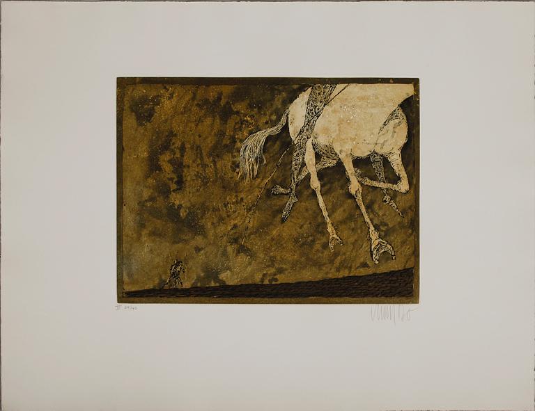 LARS BO, 5 st, färgetsningar, sign och numr 29/40.