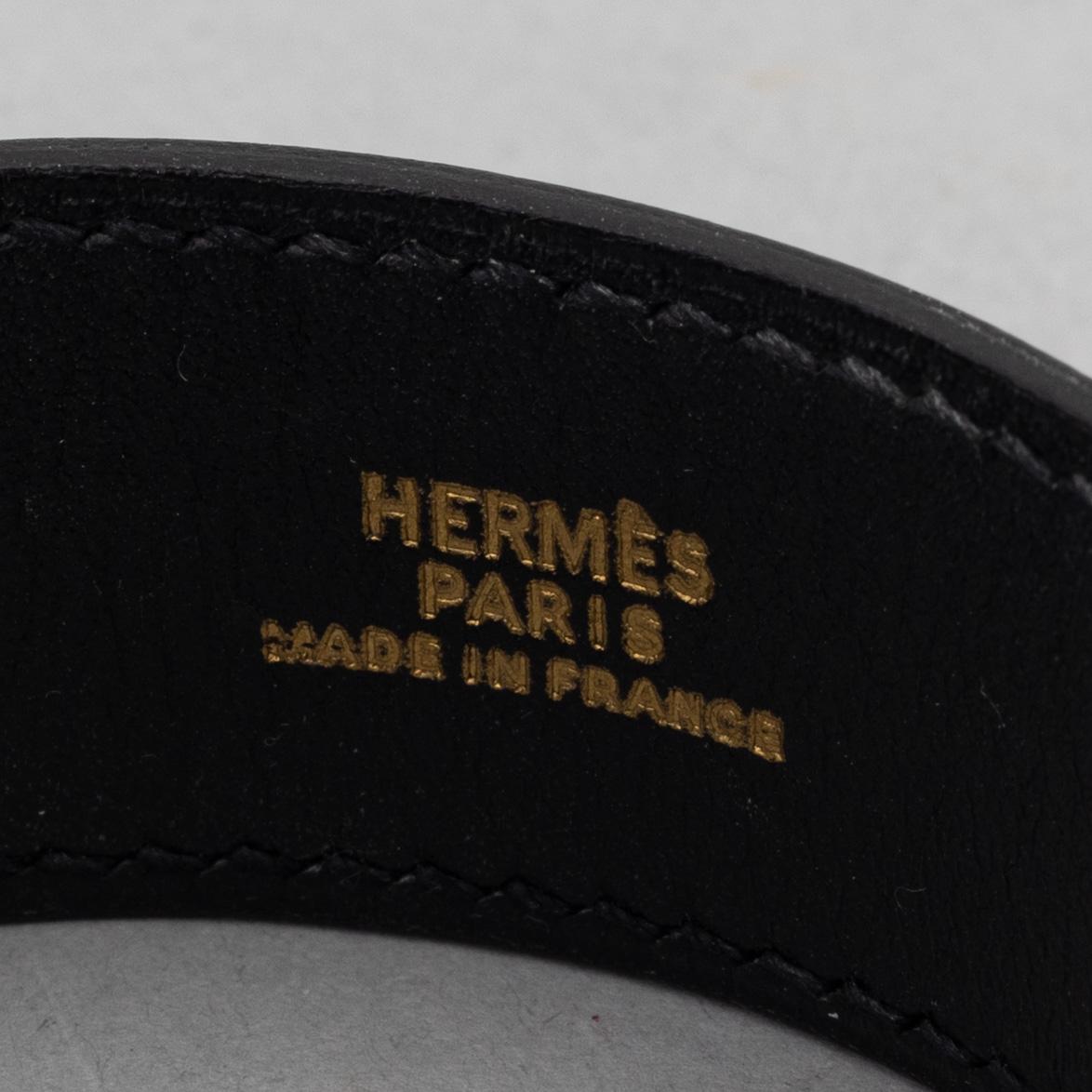 Hermès, a leather bracelet, 1998.
