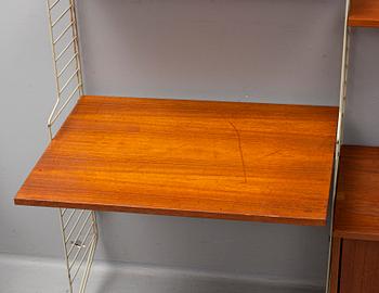 NILS STRINNING, a 'String' bookcase, mid 20th Century.