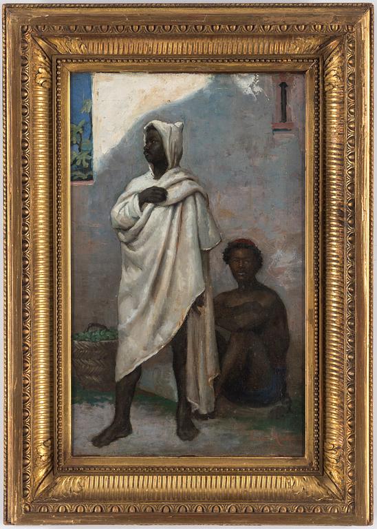 LOUIS HIPPOLYTE MOUCHOT, oil on canvas, signed and dated 76.