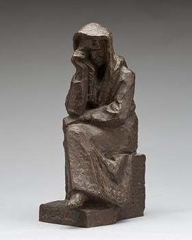 WÄINÖ AALTONEN, Skulptur, brons, signerad o daterad 1949. "Karjala".